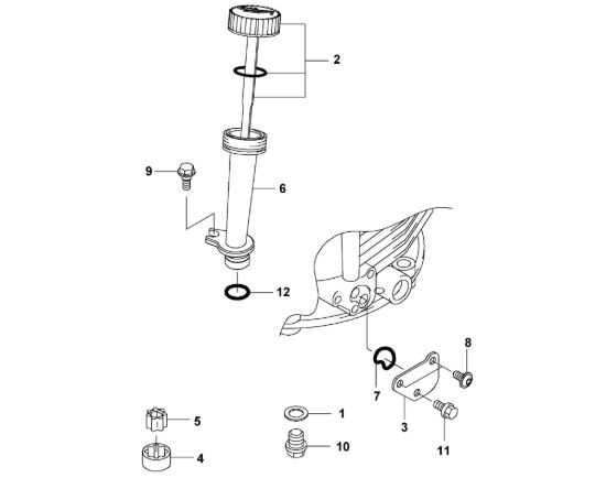 Picture of E - Sistema di lubrificazione FJ180V-BS61